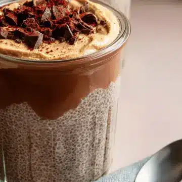 High-Protein Peanut Butter & Chocolate Chia Pudding