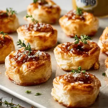 Puff Pastry Brie Bites