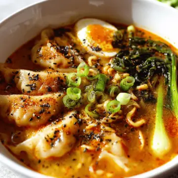 Dumpling Ramen Soup