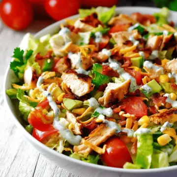 Tex-Mex Chicken Chopped Salad