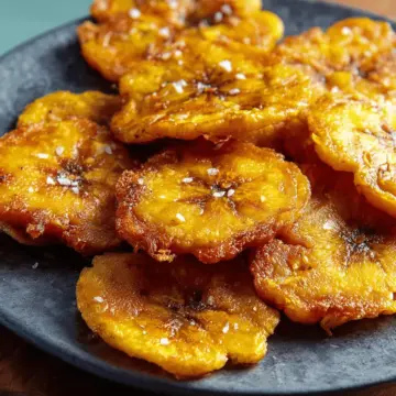 Authentic Cuban Tostones (Twice-Fried Plantains)