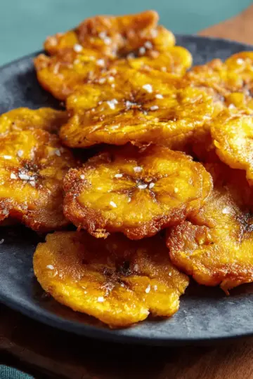 Authentic Cuban Tostones (Twice-Fried Plantains)