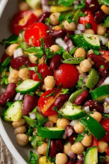 Mediterranean Three Bean Salad
