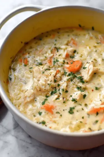 Creamy Chicken and Rice Soup
