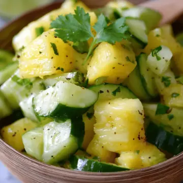 Pineapple Cucumber Salad