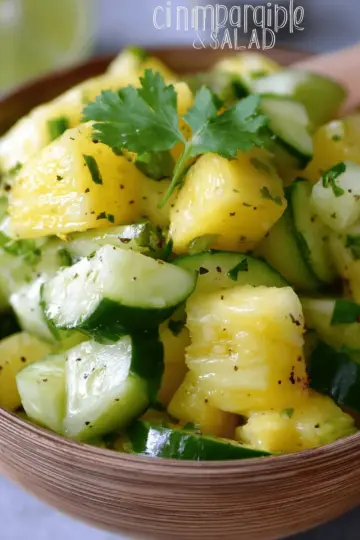 Pineapple Cucumber Salad