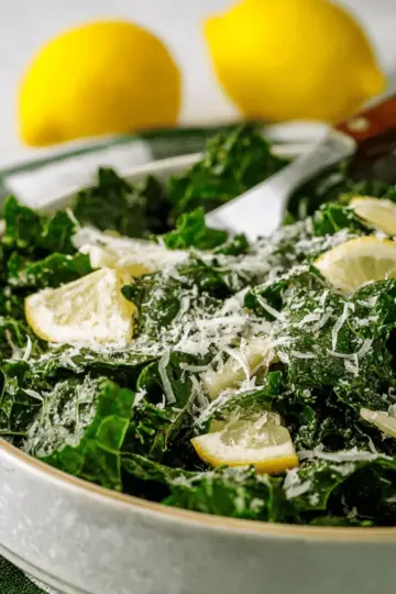 Lemon Parmesan Kale Salad
