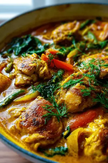 Easy, One-Pot Coconut Thai Chicken Curry