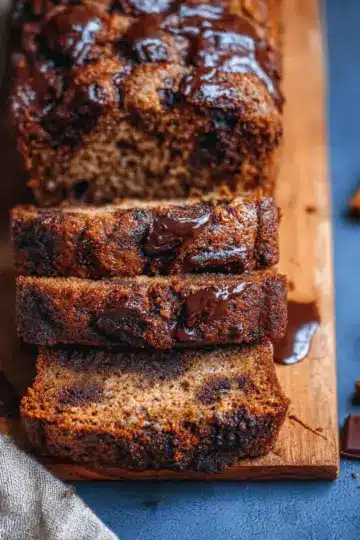 chocolate chunk espresso banana bread