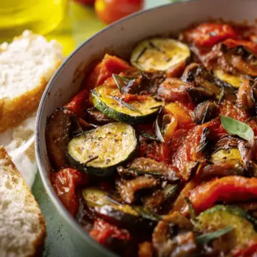 Slow cooker ratatouille