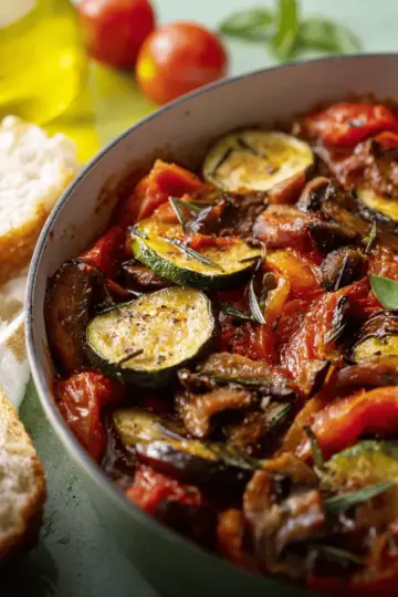 Slow cooker ratatouille