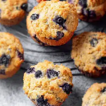 The BEST Blueberry Protein Muffins (Easy Recipe)