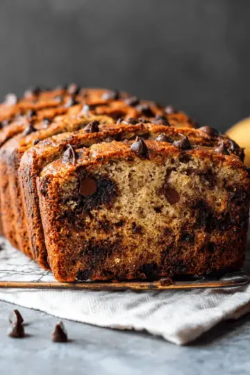 Super Moist Chocolate Chip Banana Bread