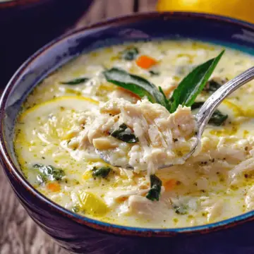 Avgolemono Soup Recipe (Greek Lemon Chicken Soup)