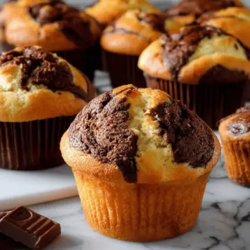 Easy Marble Muffins