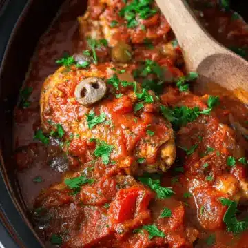 Slow Cooker Chicken Cacciatore