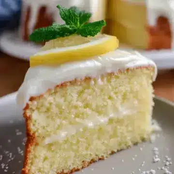 Limoncello Ricotta Cake (Frosted Italian Lemon Cake)