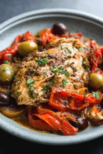 Slow Cooker Mediterranean Chicken