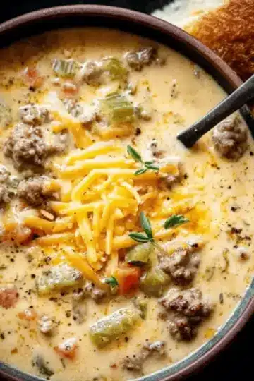 Cheeseburger Soup