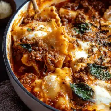 One Pot Lasagna Soup