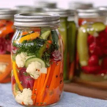 Easy Refrigerator Pickled Vegetables