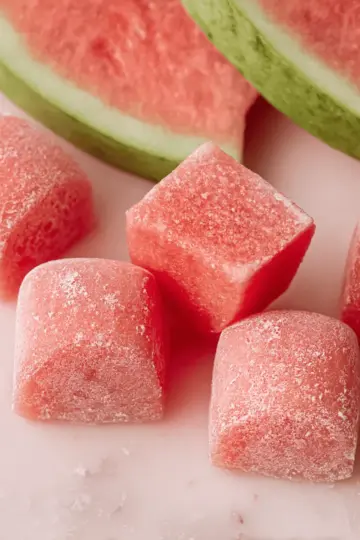 Watermelon Mochi