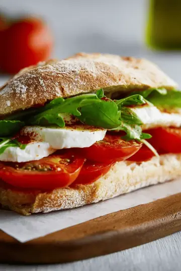 Sandwich tomate-Mozzarella