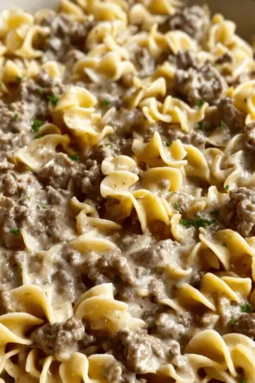 Ground Beef Stroganoff