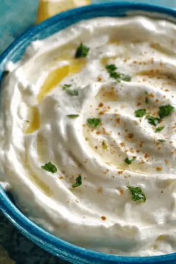Traditional Toum (Whipped Lebanese Garlic Sauce)