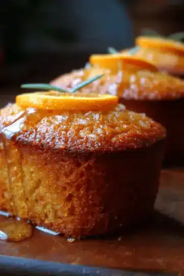 orange ginger honey cakes