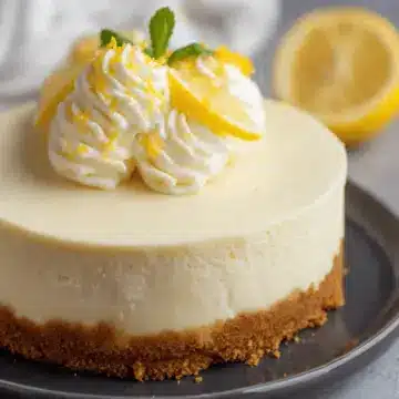 No Bake Lemon Cheesecake