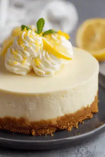 No Bake Lemon Cheesecake