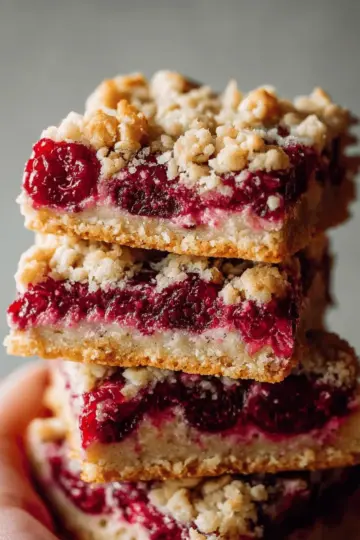 Raspberry Crumble Bars