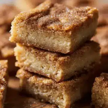 Cinnamon Sugar Blondies