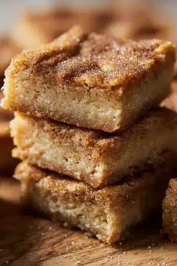 Cinnamon Sugar Blondies