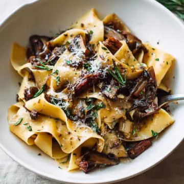 Portobello Mushroom Pappardelle