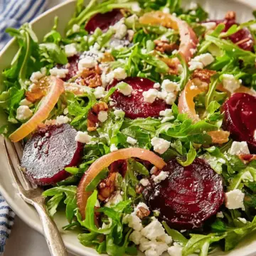 Arugula, Beet & Feta Salad
