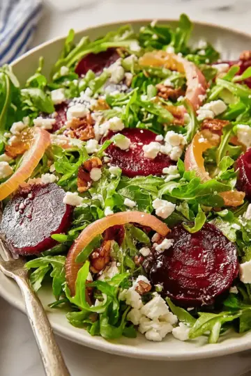 Arugula, Beet & Feta Salad