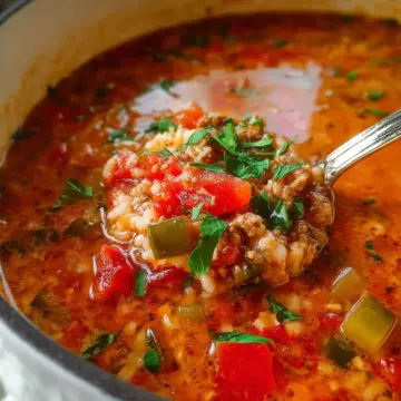 Cozy Stuffed Pepper Soup