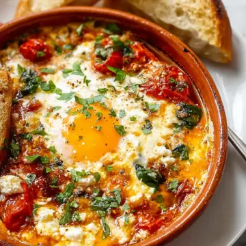 Baked Feta Eggs Recipe