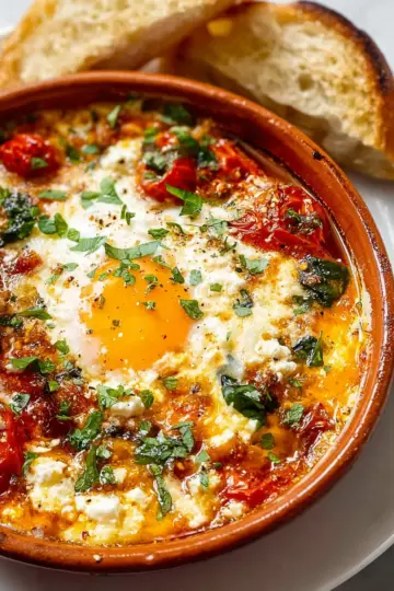 Baked Feta Eggs Recipe