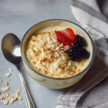 Creamy Oatmeal Custard