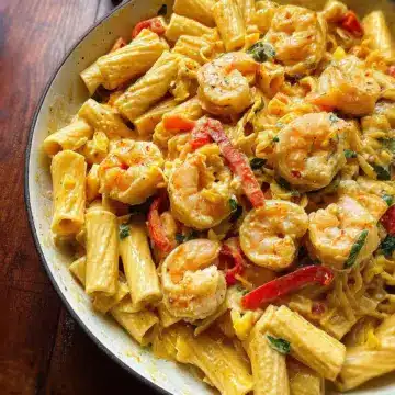 Creamy Jamaican Shrimp Rasta Pasta