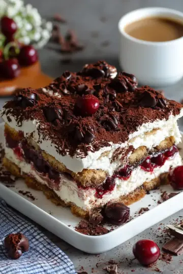Black Forest Tiramisu