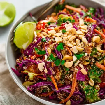 Crunchy Thai Peanut & Quinoa Salad