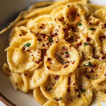Creamy roast garlic and lemon pasta sauce
