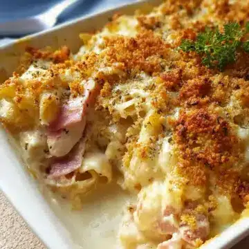 Creamy Chicken Cordon Bleu Casserole