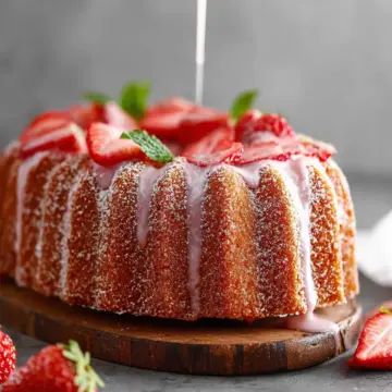 Strawberry Pound Cake