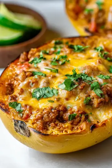 Taco Stuffed Spaghetti Squash