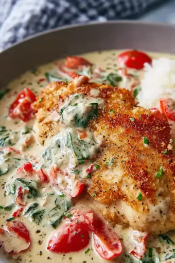 Chicken In Basil Cream